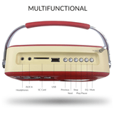 Supersonic Multi-Function Bluetooth Retro Speaker with Rechargeable