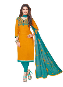 Generic Women's Slub Cotton Salwar Material