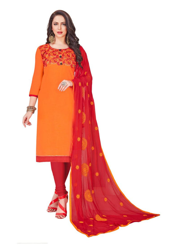 Generic Women's Slub Cotton Salwar Material