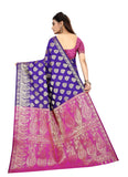 Generic Women's Jacquard Art silk Saree with