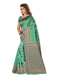 Generic Women's Banarasi silk Saree with Blouse