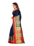 Generic Women's Poly Silk Saree with Blouse