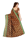 Generic Women's Poly Silk Saree with Blouse