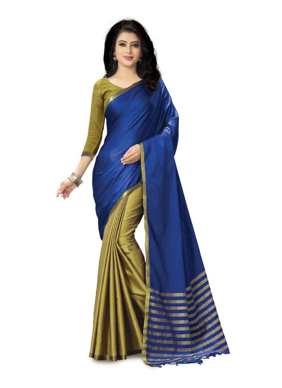 Generic Women's Handloom Cotton Soft Silk Saree