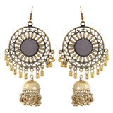 Generic Women's Brass Earrings (Golden, free Size)