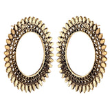 Generic Women's Brass Earrings (Golden, free Size)