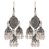 Generic Women's Brass Earrings (Silver, free Size)