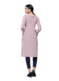 Generic Women's Cotton Salwar Material (Pink,