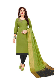 Generic Women's Slub Cotton Salwar Material