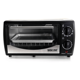 Better Chef 9L Toaster Oven Broiler with Slide-Out Rack and Bake Tray