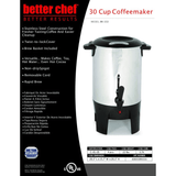 Better Chef 10 to 30 Cup Stainless Steel Urn Coffeemaker