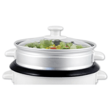 Better Chef 5-Cup - 10-Cup Cooked - Rice Cooker with Steamer and