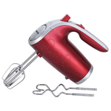 Better Chef 5-Speed 150W Hand Mixer with Silver Accents and Storage