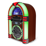 Victor Wilshire Bluetooth Jukebox with Multicolor LED Lighting and FM