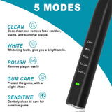 Sonic Electric Toothbrush IPX7 Waterproof Cordless Rechargeable