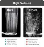 Filtered Shower Head with Handheld Shower Heads High Pressure 5 Spray