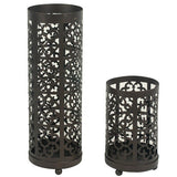 Metal Candle Lantern - Set of 2