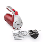 Better Chef 5-Speed 150W Hand Mixer with Silver Accents and Storage