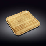 Bamboo Square Platter 12" inch X 12" inch | For Appetizers / Barbecue