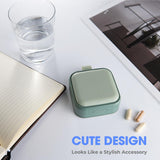 Travel Medicine Pill Organizer Small Pill Box for Purse Mini Pill Case