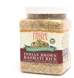 Extra Long Indian Brown Basmati Rice - Naturally Aged Healthy Grain