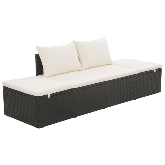 Garden Bed Black 76.8