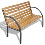 Garden Bench 47.2" Gray Wood