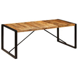 Dining Table 86.6"x39.4"x29.5" Solid Mango Wood