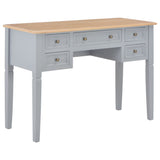 Writing Desk White 43.1"x17.7"x30.5" Wood