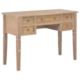 Writing Desk White 43.1"x17.7"x30.5" Wood