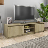 TV Cabinet White 55.1"x15.7"x13.9" Chipboard