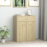 Sideboard White 23.6"x11.8"x29.5" Chipboard