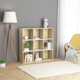 Book Cabinet White 38.6"x11.8"x38.6" Chipboard