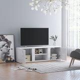 TV Cabinet White 47.2"x13.4"x14.6" Chipboard