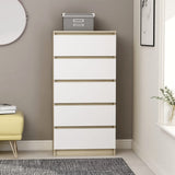 Drawer Sideboard White 23.6"x13.7"x47.6" Chipboard