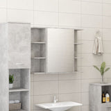 Bathroom Mirror Cabinet White 31.5"x8.1"x25.2" Chipboard