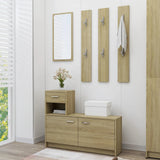 Hallway Unit White 39.4"x9.8"x30.1" Chipboard