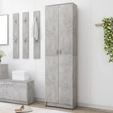 Hallway Wardrobe White 21.65"x9.84"x74.41" Chipboard