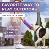 Puller Outdoor Dog Ring Toys   Dog Fetch Toy & Tug of War Dog Toy for