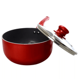 Better Chef 2Qt Ceramic-Coated Saucepan with Glass Lid