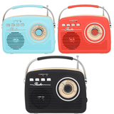 Supersonic Multi-Function Bluetooth Retro Speaker with Rechargeable