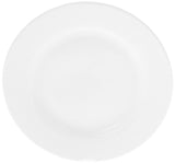 Professional Rolled Rim White Bread Plate 6" inch | 15 Cm