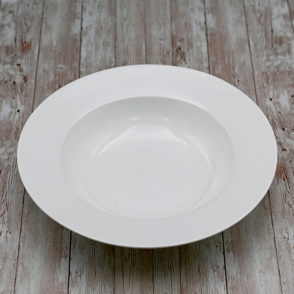 Professional Rolled Rim White Deep Plate 12