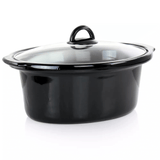 Better Chef 6-Quart Oval Stainless Steel Slow Cooker with Removable