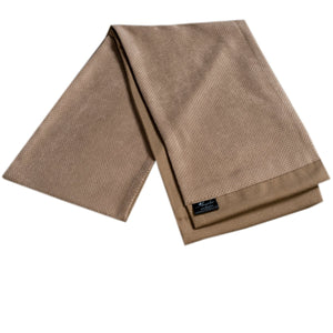 Tan Check Mens Wool Scarf - Fashion neck scarf for winters