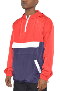 COLOR BLOCK ANORAK JACKET