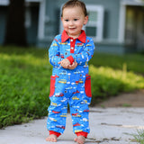 Automobile Cars Trucks Long Sleeve Baby/Toddler Boys Romper Toddler