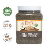 Cold Milled Raw Chia Ground - Omega-3 & Fiber Superfood Jar