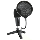 Emerson USB Gaming and Streaming Condenser Microphone with LED