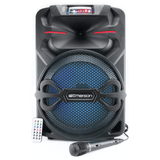 Emerson Portable 12" Bluetooth Party Speaker with Disco Lights